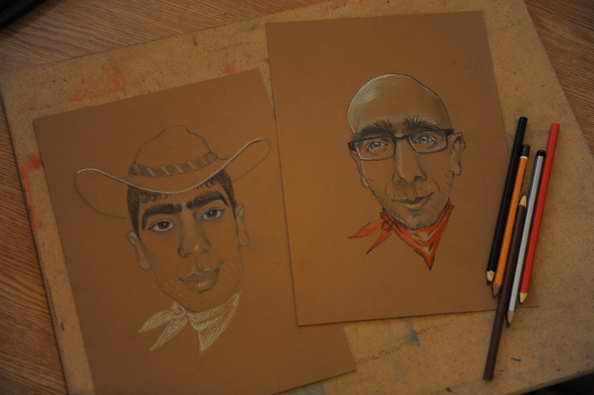 Елена Таборко - Шаржи