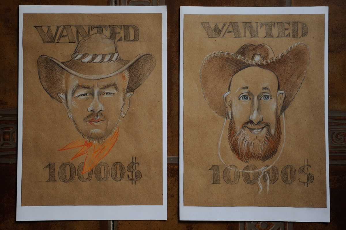 Елена Таборко - Шаржи